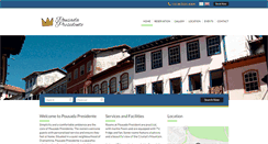 Desktop Screenshot of pousadapresidente.com.br