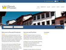 Tablet Screenshot of pousadapresidente.com.br